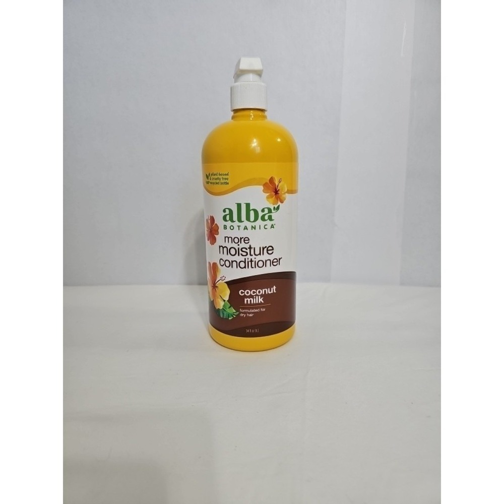 Alba Botanica More Moisture Conditioner Coconut Milk 34 fl oz - Plant Based